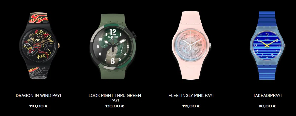 montres compatibles swatchpay