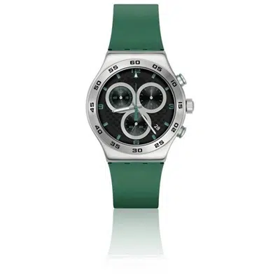 montre carbonic green yvs525 swatch