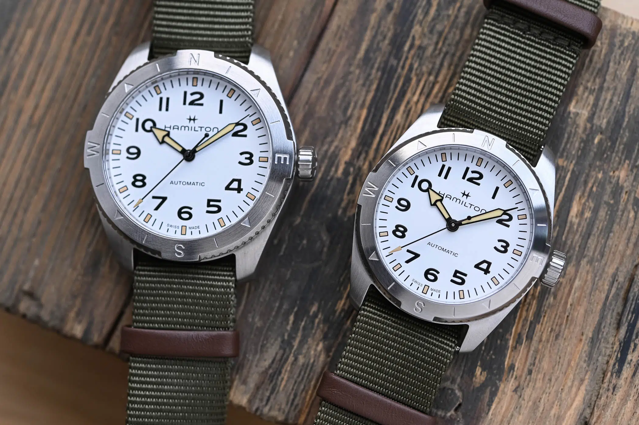 new nato straps for the hamilton khaki field expedition 2024 hand on 10