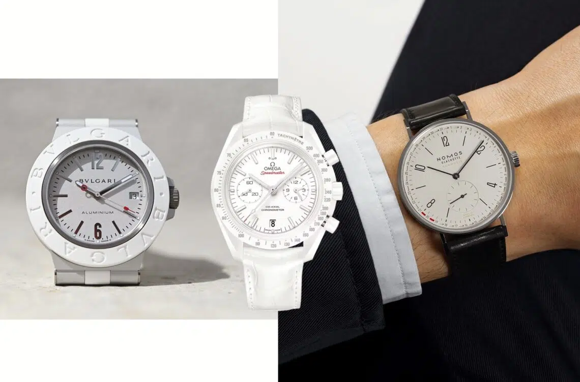 top 6 montres cadran blanc une min