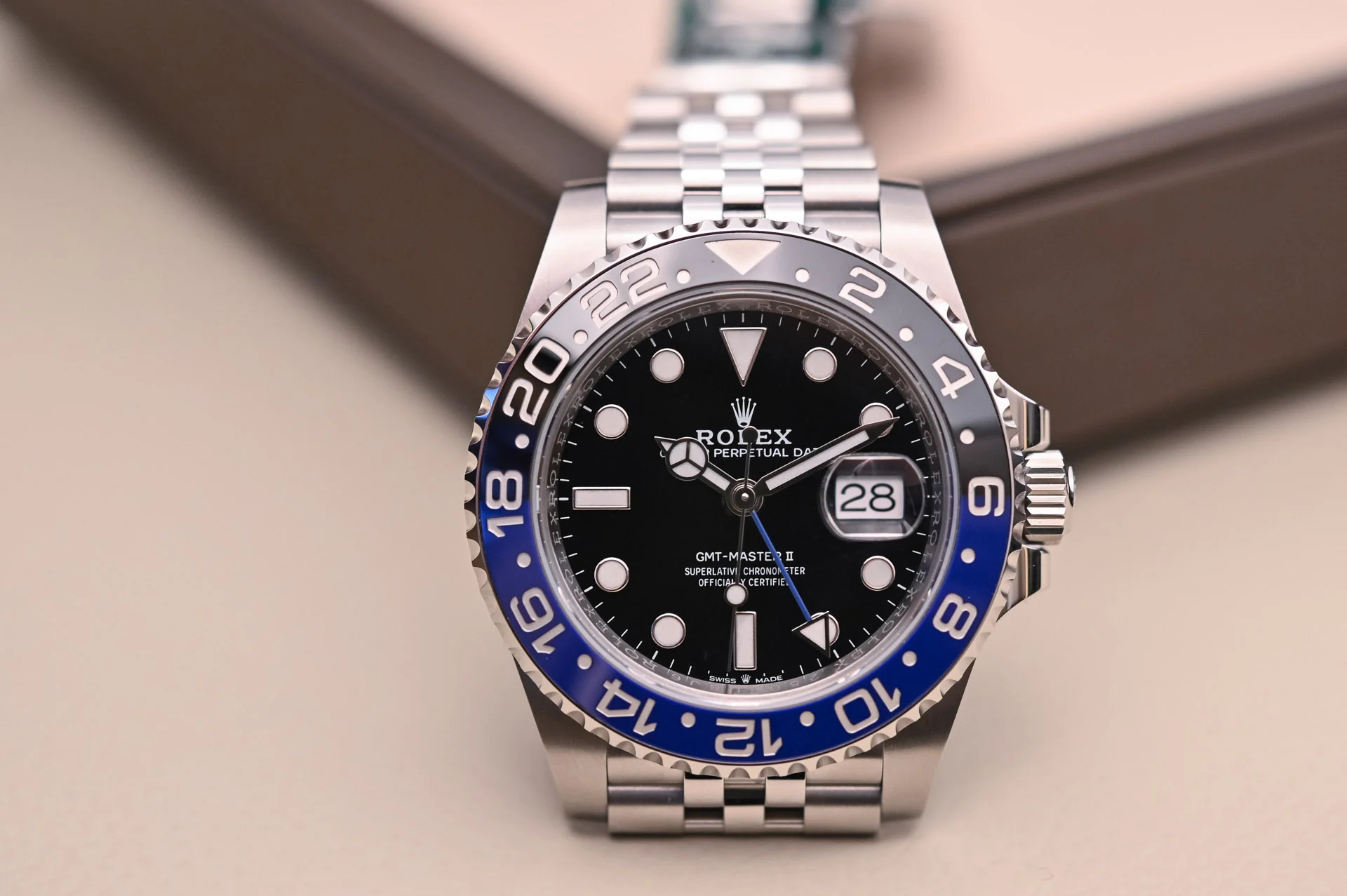 rolex gmt master ii 126710blnr batman jubilee review 8 jpg