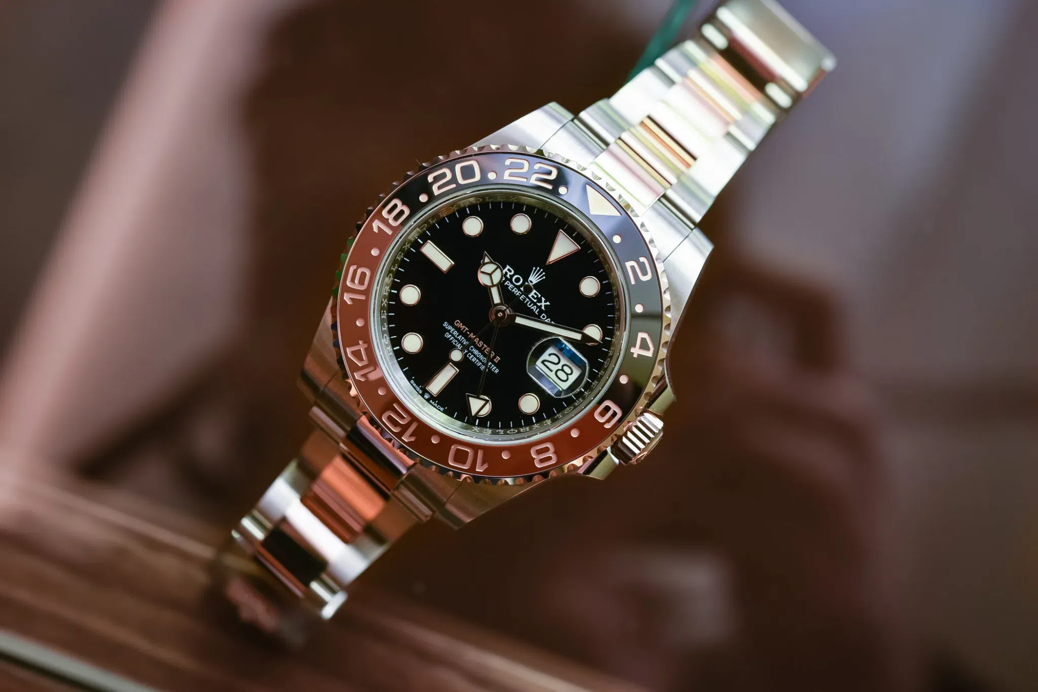 rolex gmt master ii rolesor everose root beer 126711 chnr baselworld 2018 5 jpg