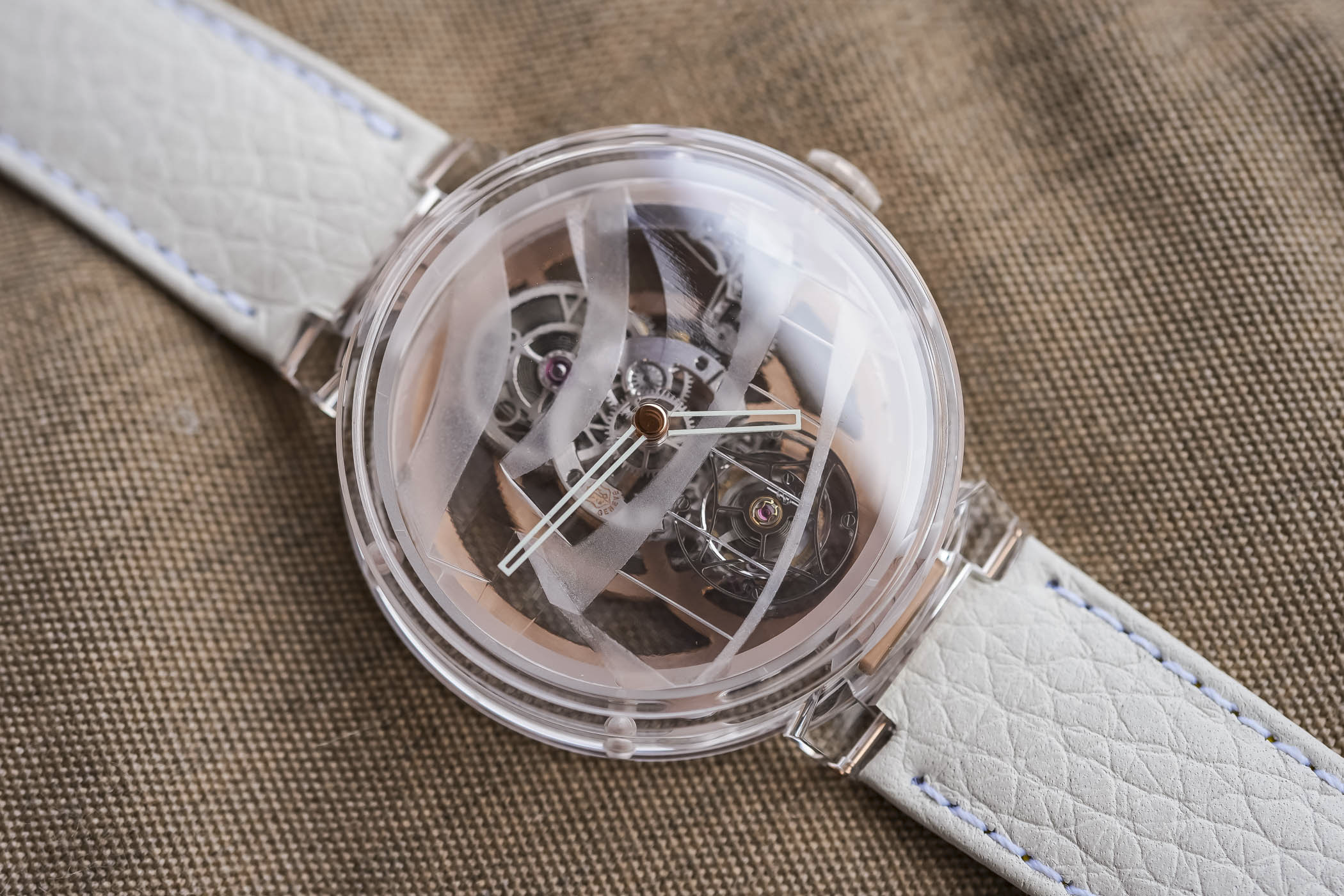 hands on louis vuitton x frank gehry tambour moon flying tourbillon sapphire 6 jpg