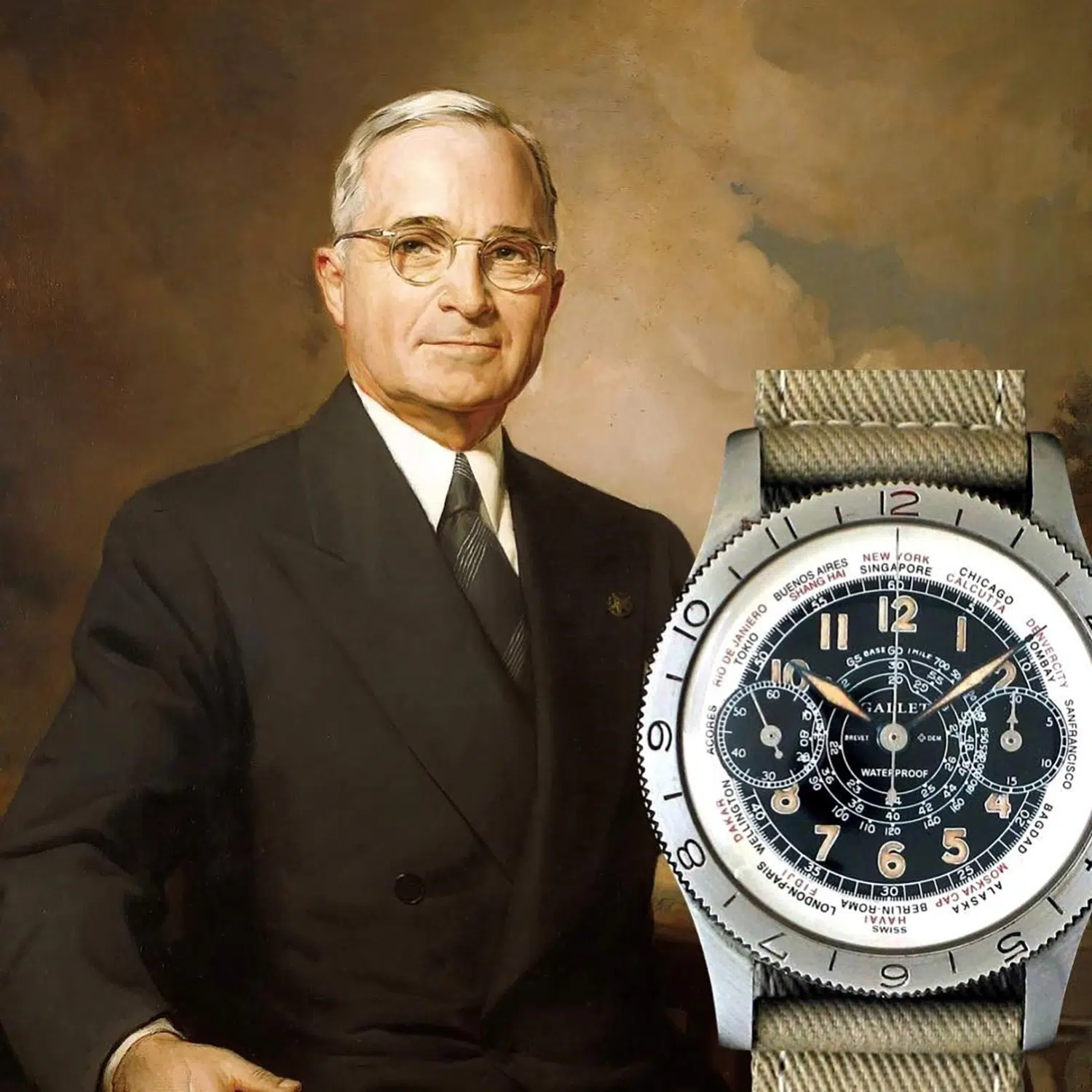 president harry s truman gallet flying officer